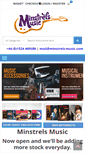 Mobile Screenshot of minstrels-music.com